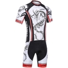 Lixada Ensemble de cyclisme à séchage rapide pour homme Maillot de vélo Route Cuissard à bretelles VTT Kit de vêtements d