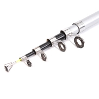 Lixada Ensemble de pêche avec 2.1m Telescopic Fiberglass Fishing Sea Rod Spinning Fishing Reel Fishing Baits Ganchos Fishing Bag Kit Costumes d