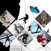 Lixada Escalade Fall Protection Rescue Rope Grab aluminium avec Spring Tensioned Pin Easy-Rope Installation