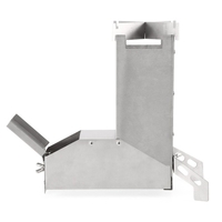 Lixada extérieur pliable bois brûlant en acier inoxydable fusée poêle sac à dos Camp tente poêle