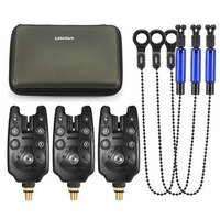 Lixada Fishing Bite Alarmes Alerte Chaîne Swinger Set Kit D