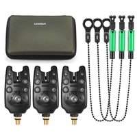 Lixada Fishing Bite Alarmes Alerte Chaîne Swinger Set Kit D