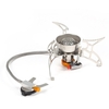 Lixada Foldable Camping Gas Stove Windproof Piezo Ignition Backpacking Stove Outdoor Portable Cooking Stove