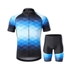 Lixada hommes cyclisme maillot respirant à manches courtes vélo chemise et short rembourré vtt vélo vêtements costume