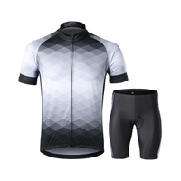 Lixada hommes cyclisme maillot respirant à manches courtes vélo chemise et short rembourré vtt vélo vêtements costume