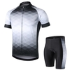 Lixada hommes cyclisme maillot respirant à manches courtes vélo chemise et short rembourré vtt vélo vêtements costume