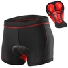 Lixada Hommes Cyclisme Sous-Vêtements Shorts Respirant Gel Rembourré VTT Vélo équitation Shorts