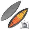 Lixada Housse universelle pour canoë-kayak avec sac de rangement Housse étanche anti-poussière Housse de rangement Bouclier