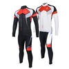 Lixada Maillot de Manches Longues + Pantalons de Cyclisme Homme Randonnée Camping Vêtements Ensemble Printemps Automne Vélo VTT