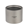 Lixada Mini poêle à alcool four léger titane liquide spiritueux four à alcool pour Camping en plein air randonnée randonnée