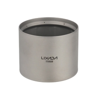 Lixada Mini poêle à alcool four léger titane liquide spiritueux four à alcool pour Camping en plein air randonnée randonnée