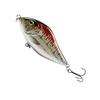 LIXADA Minnow Crankbait leurres de pêche durs avec crochet triple appât de pêche réaliste appât de pêche 3D yeux appâts artificiels 3.9 in / 1.6 oz