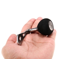 Lixada Moulinet De Pêche Poignée Baitcasting Moulinet De Pêche Poignée Tambour Poignée Moulinet Gauche Droite Puissance Moulinet En Métal Grand Bouton Moulinet De Pêche Accessoire