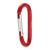 Lixada Pack of 6 Mousqueton en aluminium Clip D-ring Carabine de verrouillage Porte-clés
