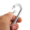 Lixada Pack of 6 Mousqueton en aluminium Clip D-ring Carabine de verrouillage Porte-clés