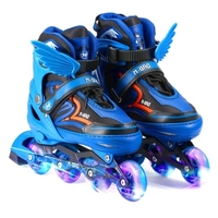 Lixada patins à roues alignées réglables avec roues lumineuses patins patins d