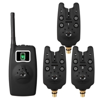 Lixada Pêche Sans Fil Morsure Alarmes Set Numérique Pêche Alarme Kit LED Alarme Indicateur Alerte Bell Récepteur De Pêche S