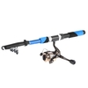 Lixada Pêche Tackle Set avec 2.1 m télescopique en fibre de verre pêche tige de la mer Spinning moulinet de pêche pêche appâts crochets sac de pêche Kit mer d