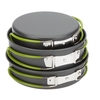 Lixada Portable Set de cuisson 5 pièces Aluminium extérieure Ustensiles multifonctions cuisson portatif