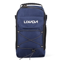 Lixada sac de coffre de vélo sac isotherme multifonctionnel sac de porte-bagages arrière de vélo sac de guidon de scooter sac à bandoulière sac de rangement de bagages de vélo sacoche