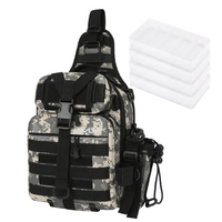 Lixada sac de rangement pour matériel de pêche sac à dos à bandoulière sac d