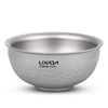 Lixada Tasse à thé à double paroi en titane 60 ml Mini tasse pour bureau à domicile extérieur