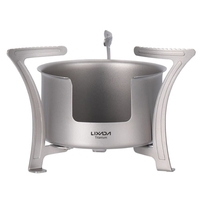 LIXADA titane alcool poêle ultra-léger Mini poche alcool poêle pour randonnée sac à dos pêche