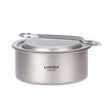 LIXADA titane alcool poêle ultra-léger Mini poche alcool poêle pour randonnée sac à dos pêche