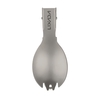 Lixada Titanium Pliage Spork Couverts Spork Léger Dîner Extérieur pour Voyage Camping Randonnée