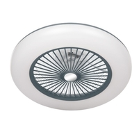 Lixada ventilateur de plafond intelligent avec éclairage ventilateur lampe plafonnier avec télécommande APP contrôle