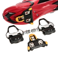 Lixada vélo de route Pédales SPD-SL simple face Clipless Bicycle 6 Degrés Pédales Float Vélo vélo Pédale Clip-in Pédales