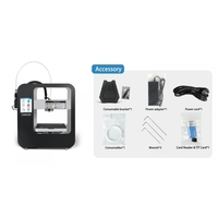 LONGER Cube 2 Mini imprimante 3D de bureau entièrement assemblée avec écran tactile LCD de 2, 8 pouces 120 * 140 * 105mm Taille d