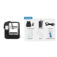 LONGER Cube 2 Mini imprimante 3D de bureau entièrement assemblée avec écran tactile LCD de 2, 8 pouces 120 * 140 * 105mm Taille d