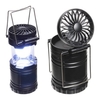 Lot de 1 lanternes de camping LED pliables 250 lm avec ventilateur