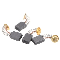 Lot de 10 mini balais de moteur en carbone noir avec ressort de 25 mm et noyau en cuivre pour outil rotatif de moteurs de perceuse électrique générique (paquet 1 : 203A ,  18 x 17 x 7 mm).