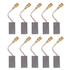 Lot de 10 mini balais de moteur en carbone noir avec ressort de 25 mm et noyau en cuivre pour outil rotatif de moteurs de perceuse électrique générique (paquet 1 : 203A ,  18 x 17 x 7 mm).