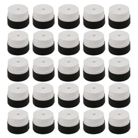Lot de 10 poignées de raquette de tennis Poignées de raquette de badminton antidérapantes Bande anti-transpiration anti-vibration