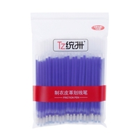 Lot de 100 recharges de tissu effaçable à la chaleur à encre disparaissant à haute température pour broderie,  point de croix,  travaux manuels,  couture,  couture,  courtepointe et couture.