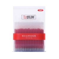 Lot de 100 recharges de tissu effaçable à la chaleur à encre disparaissant à haute température pour broderie,  point de croix,  travaux manuels,  couture,  couture,  courtepointe et couture.