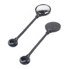 Lot de 2 rétroviseurs de vélo 360 ° réglable miroir de rotation vue arrière grand Angle Installation facile pour vélo de route de montagne