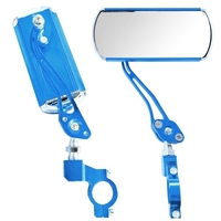 Lot de 2 rétroviseurs de vélo rétroviseurs rotatifs réglables rétroviseur grand angle en alliage d