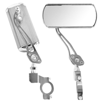 Lot de 2 rétroviseurs de vélo rétroviseurs rotatifs réglables rétroviseur grand angle en alliage d