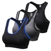 Lot de 3 brassières de sport rembourrées pour femme avec dos nageur