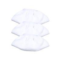 Lot de 3 pièces de rechange pour tissu éponge Karcher SC2 / SC3 / SC4 / SC5 accessoires de couverture de buse de chiffon