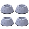 Lot de 4 coussinets de pieds pour lave-linge Tapis de sol Anti-vibration Antidérapant Antichoc Antibruit Coussinets réglables en hauteur pour lave-linge Sèche-linge Réfrigérateur Meubles Appareils ménagers