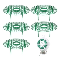 Lot de 5 supports de fraises avec attache torsadée (20 m) pour plantes de fraises,  supports de culture de légumes,  cadres de culture