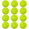 Lot de 6 balles de pickleball intérieures 26 trous pour terrains intérieurs