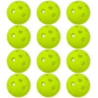 Lot de 6 balles de pickleball intérieures 26 trous pour terrains intérieurs