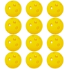 Lot de 6 balles de pickleball intérieures 26 trous pour terrains intérieurs