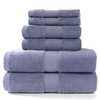 Lot de 6 serviettes 100% coton Ensembles de serviettes de bain de luxe